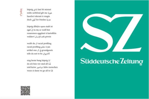 Süddeutsche Zeitung: Poesie-Puzzle in fünf Sprachen von Xoşewîst